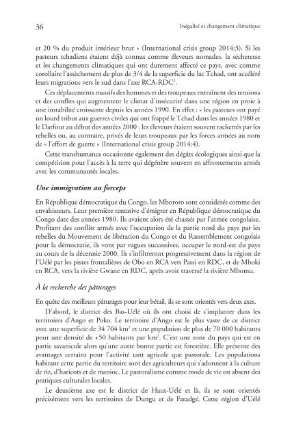 Inequality and Climate Change Inégalité et changement climatique