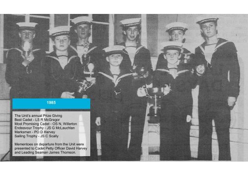 Campbeltown Sea Cadets 60th Anniversary