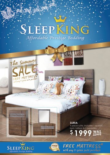 Sleep King Xmas 2015 SALE Catalogue