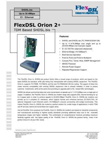 FlexDSL Orion 2+