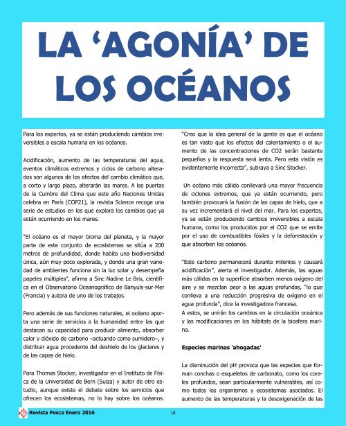 REVISTA PESCA ENERO 2016