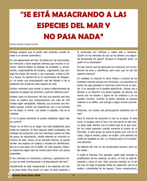 REVISTA PESCA ENERO 2016