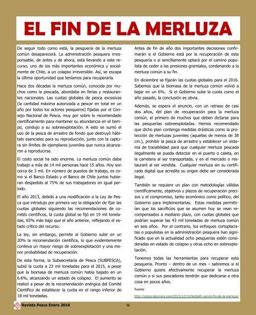 REVISTA PESCA ENERO 2016