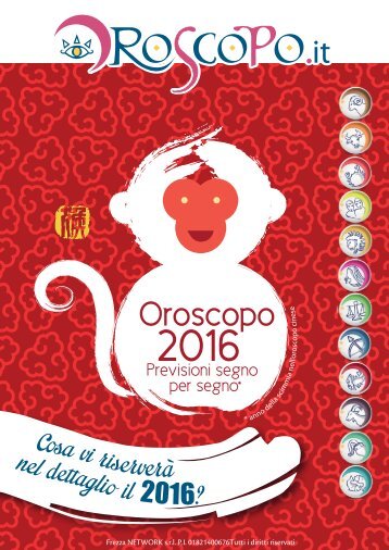 oroscopo 2016