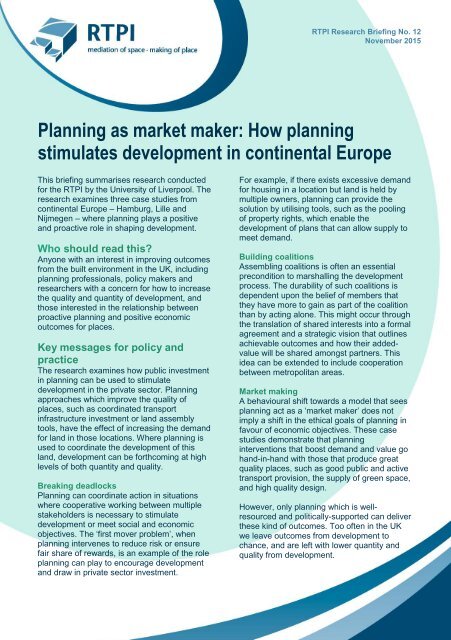 rtpi_briefing_paper_12_planning_as_market_maker_november_2015