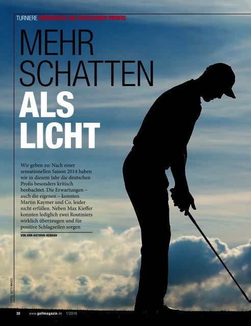 Golf Magazin