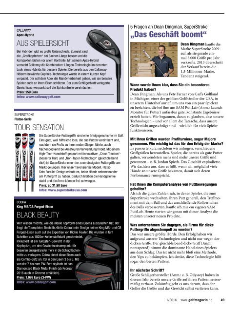 Golf Magazin