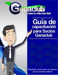 Guia de capacitacion para socios Ganaclub