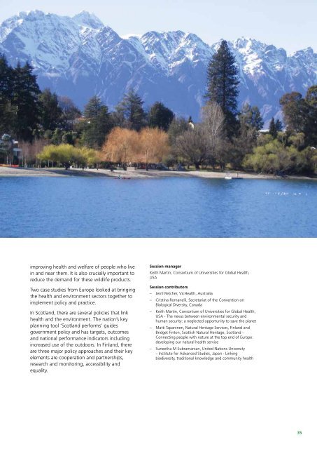 A Guide to the Healthy Parks Healthy People Approach and Current Practices