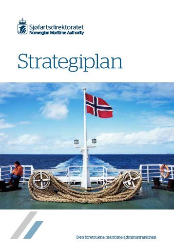Sjøfartsdirektoratets  strategibrosjyre  for perioden 2016-2022