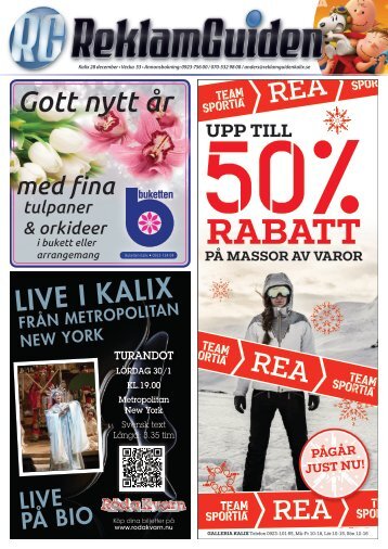 ReklamGuiden Kalix v53 -15 (28/12-3/1)