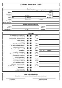 Como imprimir anamnese?