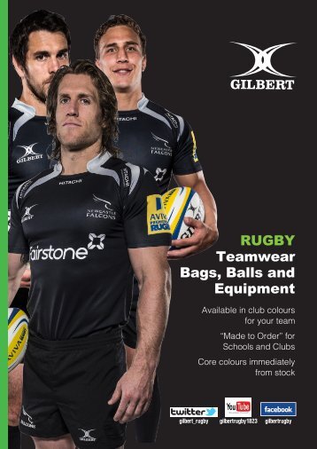 Gilbert Rugby Teamwear Brochure 2015