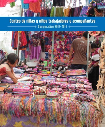 Conteo de niñas y niños trabajadores y acompañantes