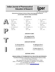 Indian Journal of Pharmaceutical Education & Research - 01