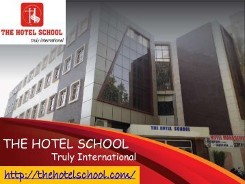 Diploma in Hotel Management in Delhi