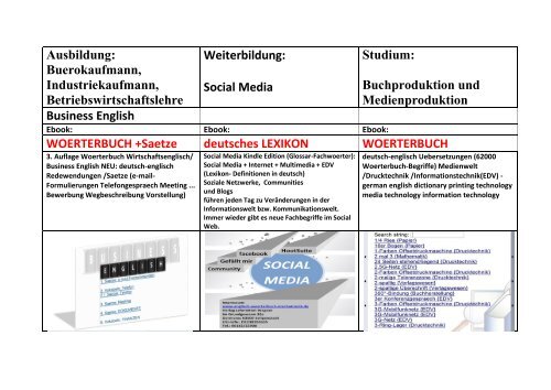 Technik-Weiterbildung: Katalog 2016 vom Woerterbuch - und Lexikonverlag Lehrmittel-Wagner (de-englisch Leseproben zu Mechatronik Elektronik Kfz)
