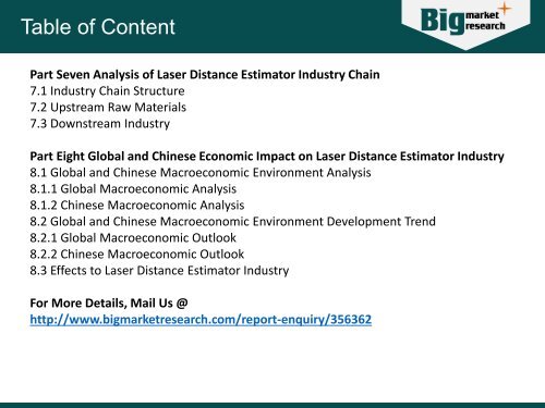 Laser Distance Estimator (Global and Chinese) Industry Size and Growth Rate 2015