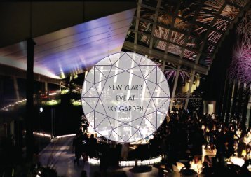 new year’s eve at Sky Garden