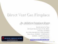 Direct Vent Gas Fireplace