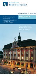 Programm 2008 - Bayerische Röntgengesellschaft