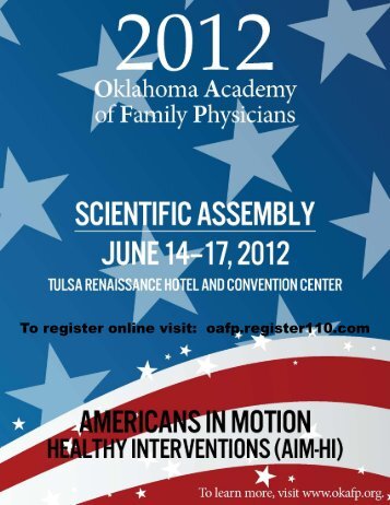 To register online visit: oafp.register110.com - Oklahoma Academy ...