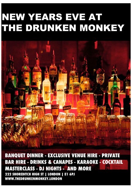 New Years Eve At The Drunken Monkey New Years Eve At The Drunken Monkey