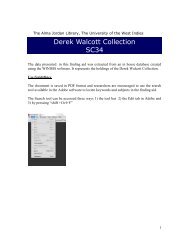 Derek Walcott Collection.pdf - University of the West Indies