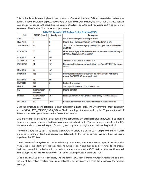 Intel SGX Enclave Support in Windows 10 Fall Update (Threshold 2)