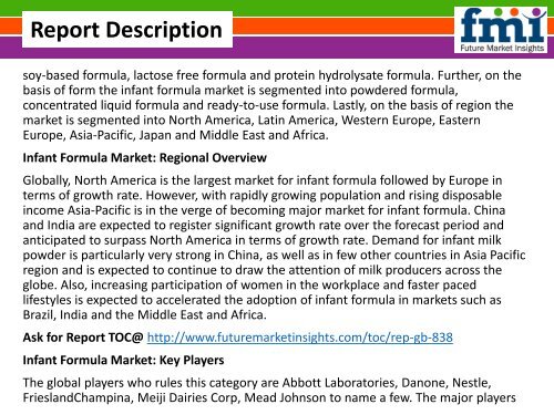 Research Offers 10-Year Forecast on Infant Formula Market