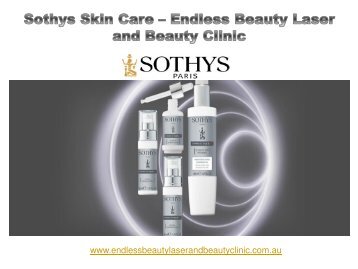 Sothys Skin Care – Endless Beauty Laser and Beauty Clinic