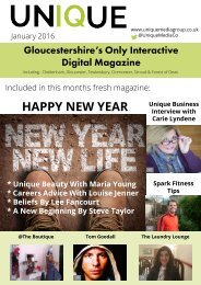 Unique Gloucestershire January 2016