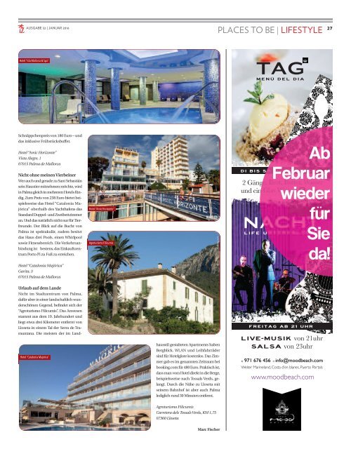 Die inselzeitung mallorca januar 2016