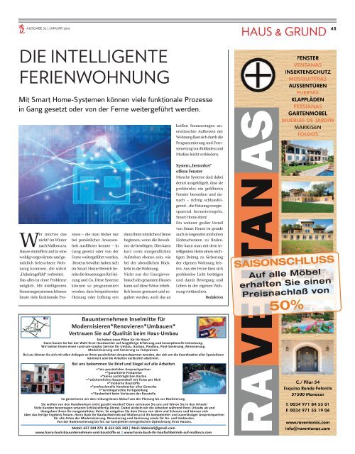 Die inselzeitung mallorca januar 2016