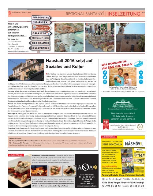 Die inselzeitung mallorca januar 2016