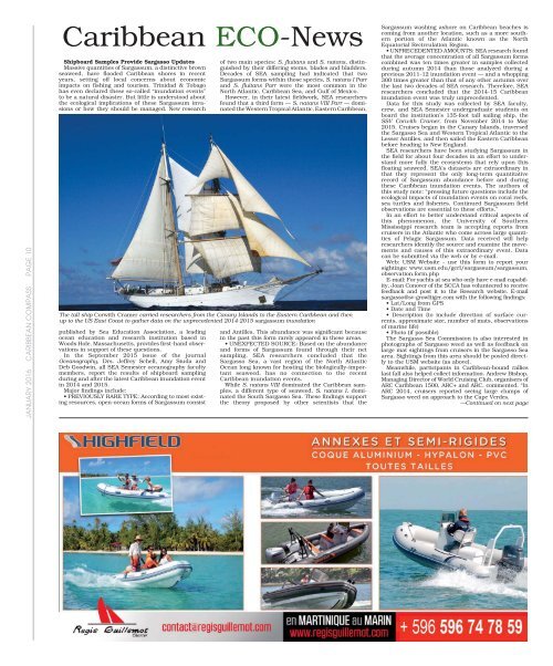 Caribbean Compass Yachting Magazine January 2016