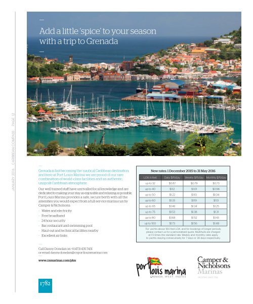 Caribbean Compass Yachting Magazine January 2016