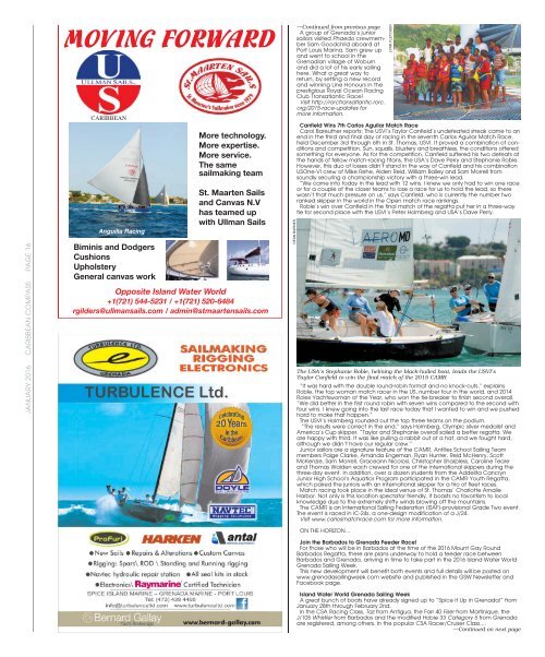 Caribbean Compass Yachting Magazine January 2016