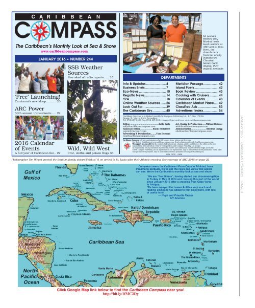 Caribbean Compass Yachting Magazine January 2016