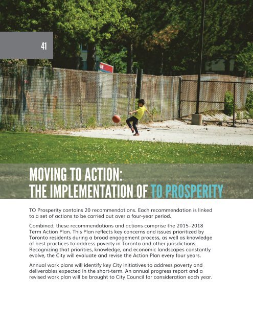 TO Prosperity: Toronto Poverty Reduction Strategy