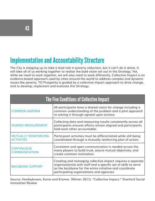 TO Prosperity: Toronto Poverty Reduction Strategy