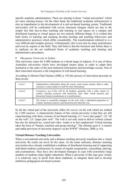 Distance Education in Transition - Master of Distance Education ...