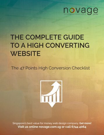 The Complete Guide to a High Converting Website