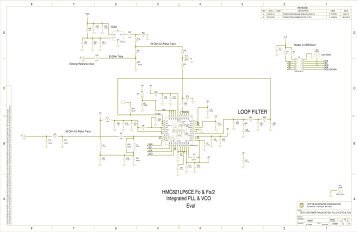 Evaluation PCB Schematic - Hittite Microwave