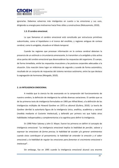 MANUAL DE INTELIGENCIA EMOCIONAL APLICADA A LA PREVENCIÓN DE RIESGOS LABORALES