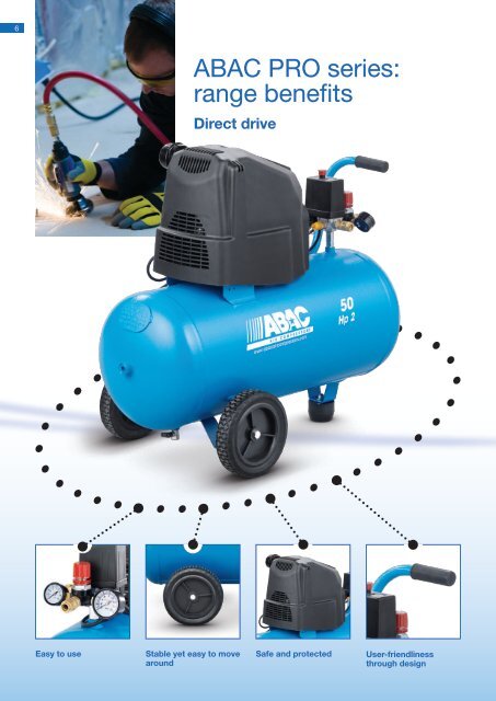 ABAC PISTON COMPRESSORS PRO SERIES