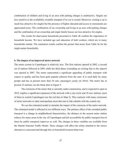 Car Ownership? Evidence from the Copenhagen Metropolitan Area