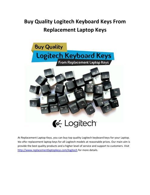 Buy_Quality_Logitech_Keyboard_Keys_From_Replacement_Laptop_Keys