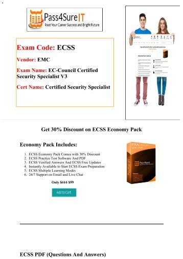 Pass4Sure ECSS Exam Quick Study and Get Discount