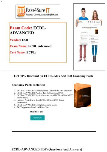 Pass4Sure ECDL-ADVANCED Preparation Material For Best Results